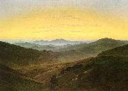 Caspar David Friedrich The Giant Mountains Sweden oil painting artist